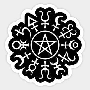 Alchemy Pentagram Sticker